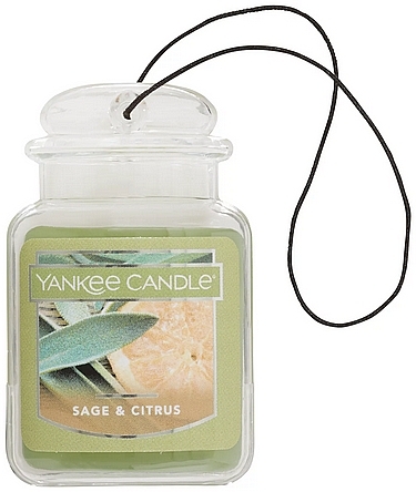 Odświeżacz powietrza do samochodu - Yankee Candle Car Jar Single Sage & Citrus — Zdjęcie N2