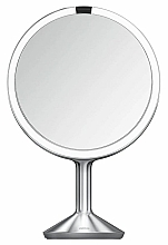 Okrągłe lustro sensoryczne, 25 cm - Simplehuman Sensor Mirror Trio Max Stainless Steel — Zdjęcie N1