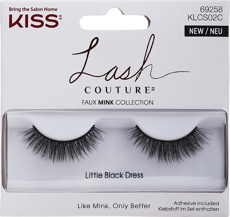 Sztuczne rzęsy - Kiss Lash Couture Faux Mink Collection Little Black Dress — Zdjęcie N1