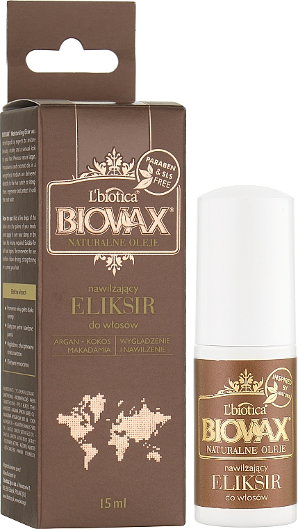Biovax Naturalne oleje suchych i zniszczonych - eliksir — Zdjęcie N3