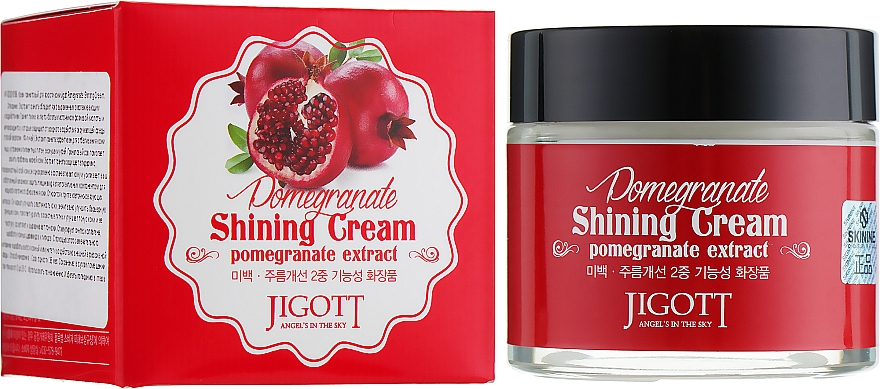 Rozświetlający krem ​​z ekstraktem z granatu - Jigott Pomegranate Shining Cream