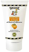 Krem do rąk z olejem morelowym - L'Amande Marseille Apricot Butter Hand Cream — Zdjęcie N1