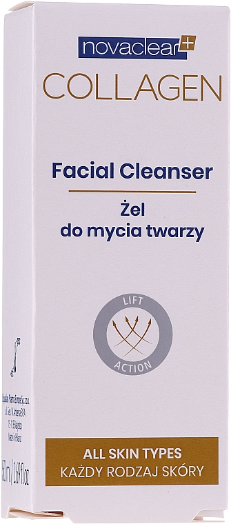 Żel do mycia twarzy z kolagenem - Novaclear Collagen Facial Cleanser — Zdjęcie N1