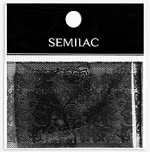 Kup Folia transferowa do zdobienia paznokci - Semilac 06 Transfer Nagelfolie Semilac Black Lace
