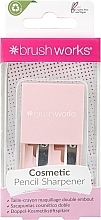 Temperówka do produktów kosmetycznych, różowa - Brushworks Cosmetic Pencil Sharpener — Zdjęcie N1