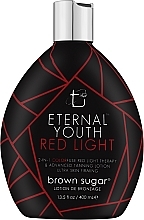 Mleczko do opalania o działaniu odmładzającym, z transparentnymi bronzerami - Brown Sugar Eternal Youth Red Light Tanning Lotion — Zdjęcie N1