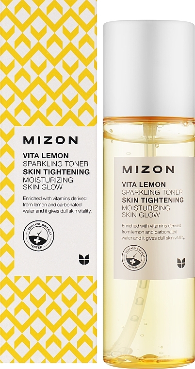 PRZECENA! Witaminowy tonik do twarzy - Mizon Vita Lemon Sparkling Toner * — Zdjęcie N3