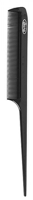 Grzebień do włosów 21 cm, z długą plastikową rączką, czarny - Disna — Zdjęcie N1