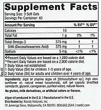 Suplement diety dla dzieci DHA, lemoniada jagodowa - Nordic Naturals Children's DHA 375 mg Ages 3+ Berry Lemonade — Zdjęcie N3