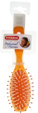 Szczotka do włosów, pomarańczowa - Titania Oval Haircare Brush Orange — Zdjęcie N1