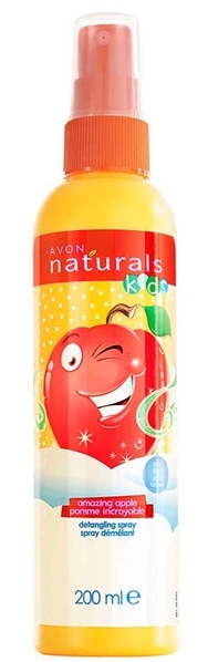 Spray dla dzieci ułatwiający rozczesywanie włosów Wesołe jabłko - Avon Naturals Kids Detangling Spray Amazing Apple
