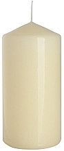 Świeca cylindryczna 60x120 mm, ecru - Bispol — Zdjęcie N1