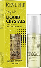 Odżywcze serum do włosów - Revuele Lively Hair Liquid Crystals With Macadamia and Avocado Oils — Zdjęcie N2