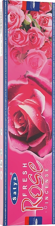 Kadzidło Rose Satya - Satya Fresh Rose Incense