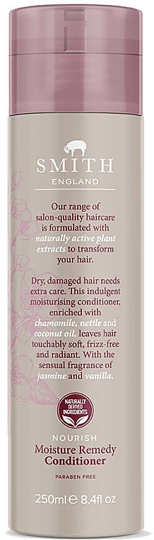 Nawilżająca odżywka do włosów - Smith England Nourish Moisture Remedy Conditioner — Zdjęcie N1