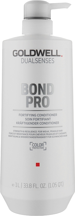 Wzmacniający balsam do włosów cienkich i łamliwych - Goldwell DualSenses Bond Pro Fortifying Conditioner — Zdjęcie N1