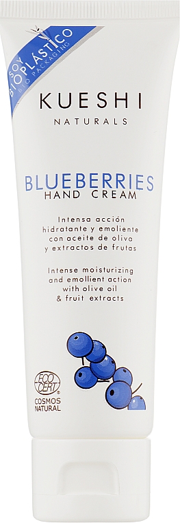 Krem do rąk Jagoda - Kueshi Naturals Blueberries Hand Cream — Zdjęcie N1