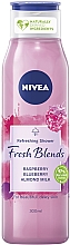 Kup Odświeżający żel pod prysznic Malina, borówka i mleczko migdałowe - Nivea Fresh Blends Refreshing Shower Raspberry Blueberry Almond Milk