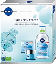 Kup Zestaw - NIVEA Hydra Skin Effect Care & Cleansing (m/water/400ml + f/gel/50ml)