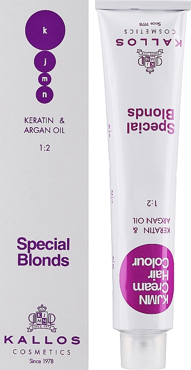 PRZECENA! Profesjonalna kremowa farba do włosów - Kallos Cosmetics KJMN Cream Hair Colour * — Zdjęcie N3
