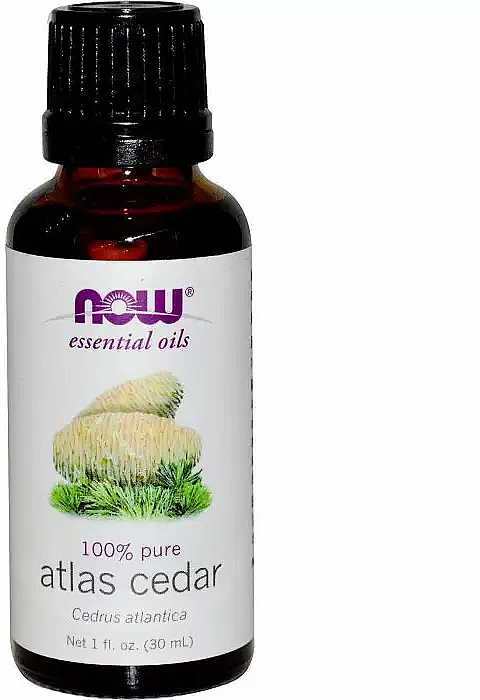 Olejek eteryczny z cedru atlaskiego - Now Foods Essential Oils 100% Pure Atlas Cedar — Zdjęcie N1