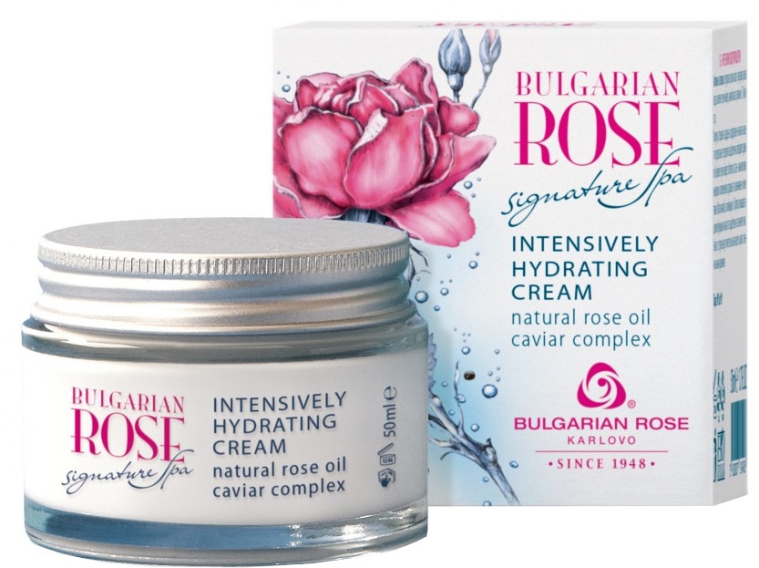 Intensywnie nawilżający krem do twarzy - Bulgarian Rose Signature Spa Intensively Hydrating Cream — Zdjęcie N1