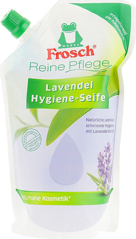 Mydło w płynie Lawenda - Frosch Lavender Hygiene Soap (uzpełnienie)