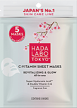 Kup Rewitalizująca maska ​​w płachcie z witaminą C - Hada Labo Tokyo