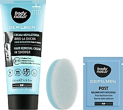 Krem do depilacji pod prysznic dla mężczyzn - Body Natur Depilmen Hair Removal Cream — Zdjęcie N1