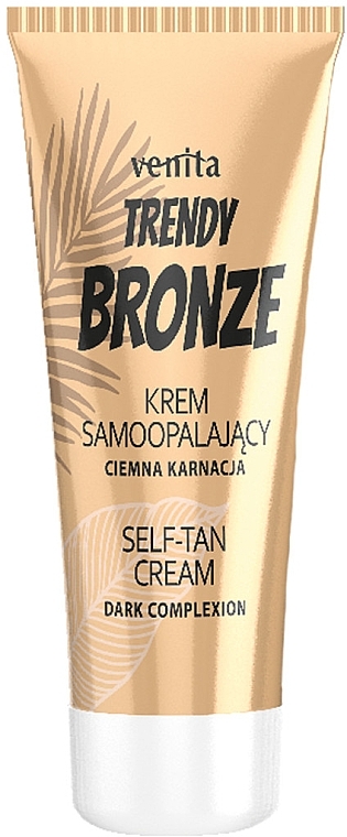 Samoopalacz do twarzy i ciała - Venita Trendy Bronze Dark Complection Self-Tan Cream — Zdjęcie N1