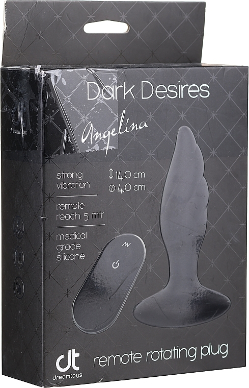 PRZECENA! Korek analny - Dream Toys Dark Desires Angelina * — Zdjęcie N1