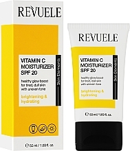 Nawilżający krem ​​do twarzy z witaminą C - Revuele Vitamin C Moisturizer SPF 20 — Zdjęcie N2