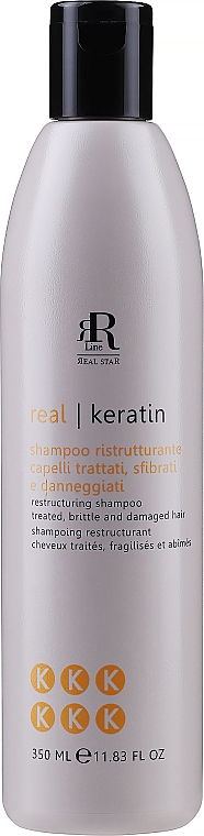 Szampon odbudowujący włosy - RR Line Keratin Star