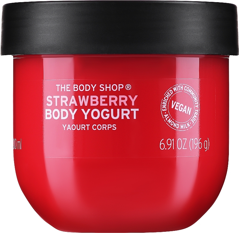 Jogurt do ciała, Truskawka - The Body Shop Strawberry Body Yogurt — Zdjęcie N4