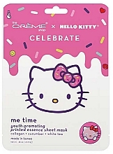 Nawilżająca maska na twarz - The Creme Shop Hello Kitty Facial Mask Celebrate Me Time — Zdjęcie N1