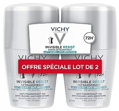 Kup Zestaw - Vichy Deo Invisible Resist 72H (deo/roll/2x50ml)