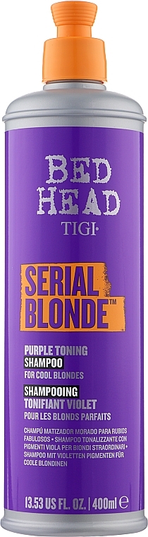 Fioletowy szampon do włosów blond - Tigi Bed Head Serial Blonde Purple Toning Shampoo