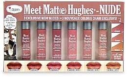 Kup Zestaw matowych mini-pomadek w płynie (lipstick 6 x 1,2 ml) - theBalm Meet Matte Hughes Nude