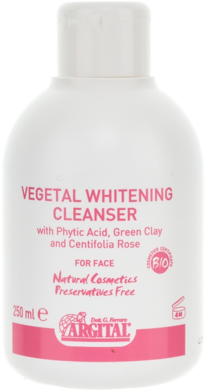 Roślinne mydło w płynie do twarzy dające wybielający efekt - Argital Vegetal Bleaching Cleanser — Zdjęcie N2