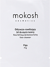 Odżywczy i nawilżający żel oczyszczający Figa - Mokosh Cosmetics Nourishing Moisturizing Face Cleansing Gel Fig (próbka) — Zdjęcie N1