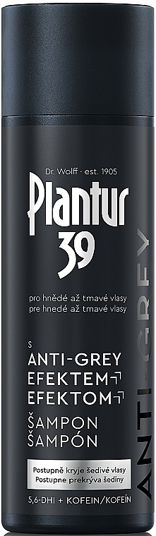 Szampon przeciw siwiźnie - Plantur 39 Anti-Grey Effect Shampoo — Zdjęcie N1