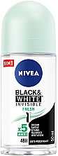 Kup Odświeżający antyperspirant w kulce Bez białych i żółtych śladów - Nivea Invisible Fresh Antyperspirant