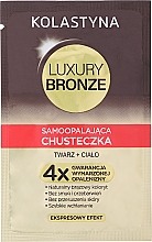Kup Samoopalająca chusteczka do twarzy i ciała - Kolastyna Luxury Bronze Tanning 