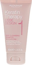 Zestaw do keratynowego wygładzania włosów - Alfaparf Milano Lisse Design Keratin Therapy Smoothing Treatment Kit (shm 40 ml + mousse 100 ml + hair/mask 40 ml) — Zdjęcie N4