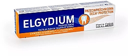 Pasta do zębów przeciw próchnicy - Elgydium — Zdjęcie N1