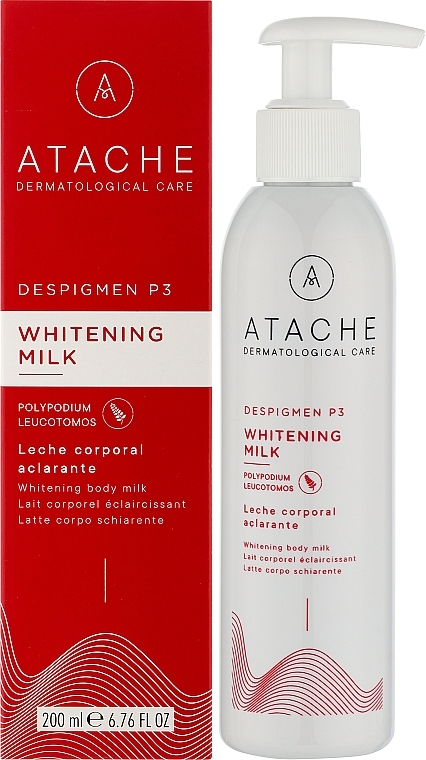 Mleczko wybielające do rąk, dekoltu i ramion - Atache Despigmen P3 Whitening Milk — Zdjęcie N2