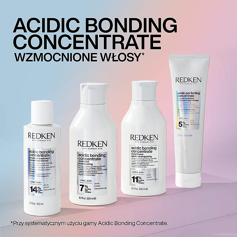 Odżywka do intensywnej pielęgnacji włosów zniszczonych farbowaniem - Redken Acidic Bonding Concentrate Conditioner — Zdjęcie N7