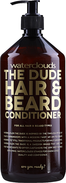 Odżywka do włosów i brody - Waterclouds The Dude Hair And Beard Conditioner — фото N2