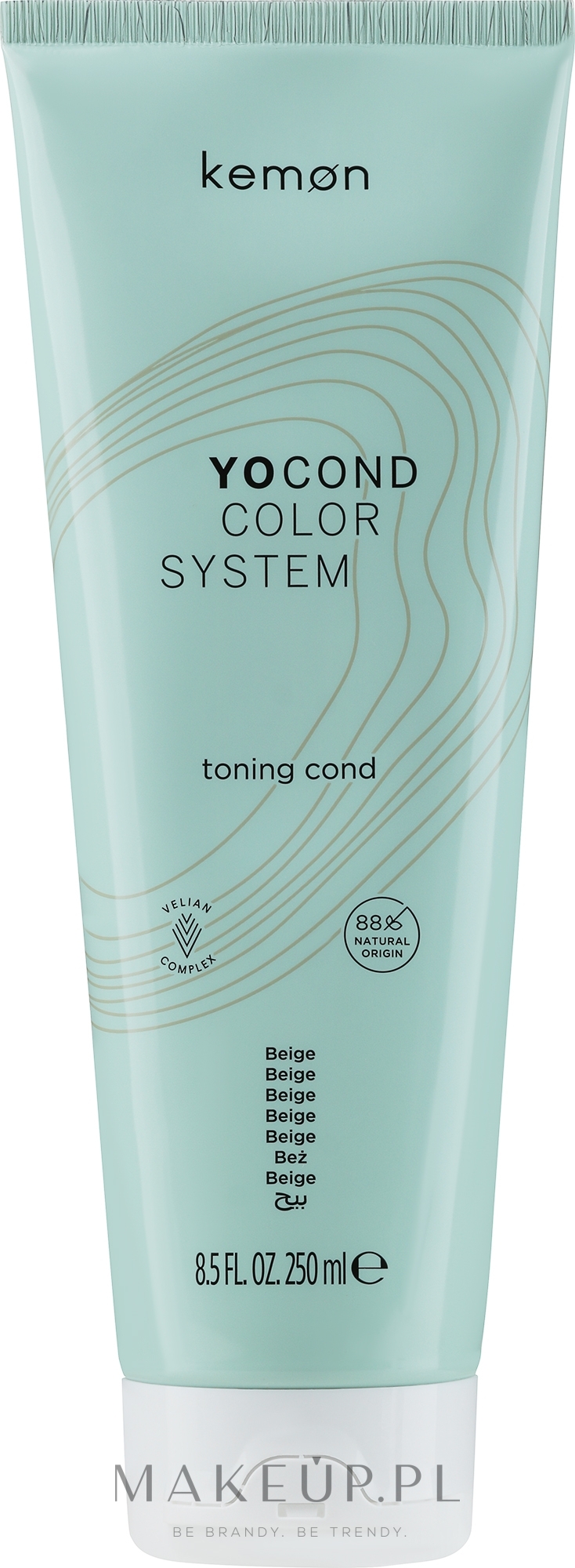 Tonująca odżywka do włosów Beż - Kemon Yo Cond Color System — Zdjęcie 250 ml