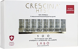 Kup Kuracja w ampułkach na rzednące włosy dla mężczyzn - Crescina Re-Growth Anti-Hair Loss Complete Treatment 500 Man